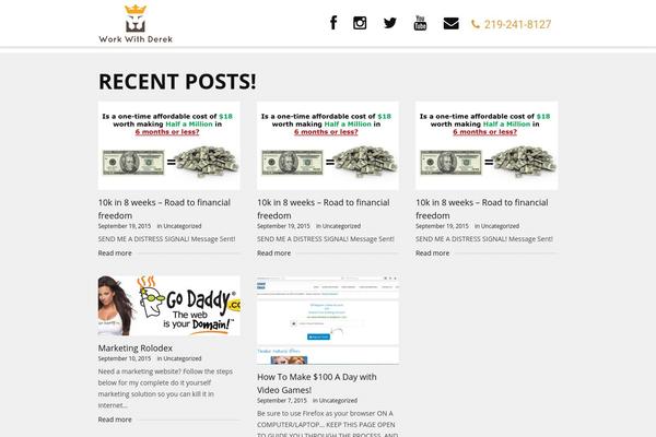 workwithderek.com site used PB Theme