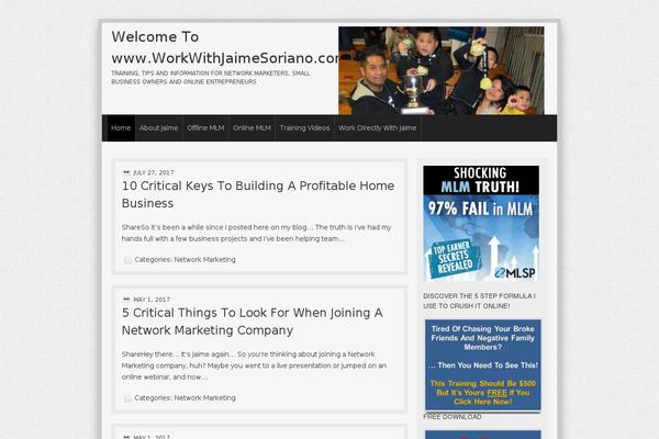 Semprul theme site design template sample