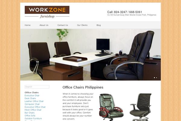 Vantage theme site design template sample