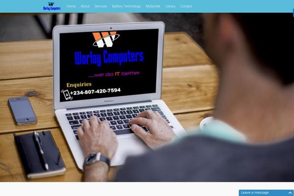 Tesseract theme site design template sample