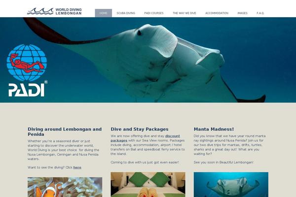 Zero theme site design template sample