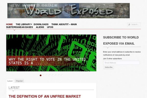 Supernova theme site design template sample