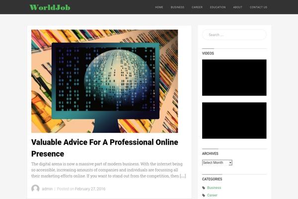 Max Mag theme site design template sample