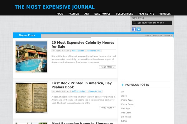 Fortune theme site design template sample