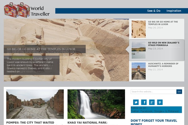 world-traveller.me site used Joshua