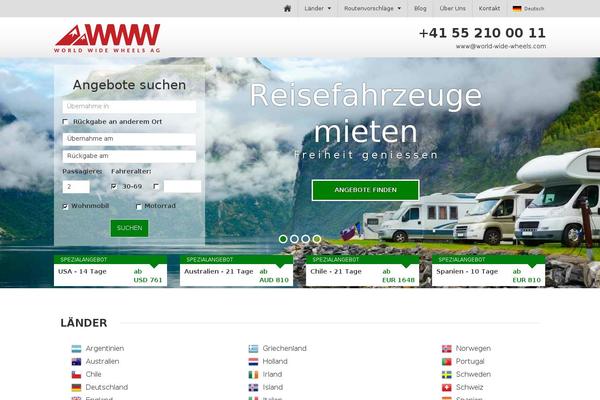 Www theme site design template sample