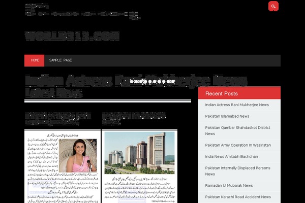 The Newswire theme site design template sample