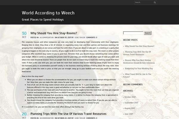 worldaccordingtoweech.com site used Laurels