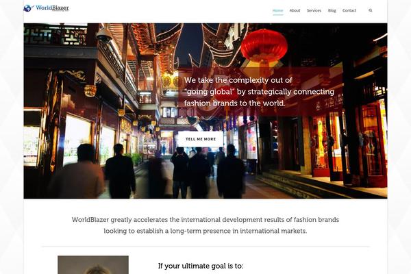Dante theme site design template sample