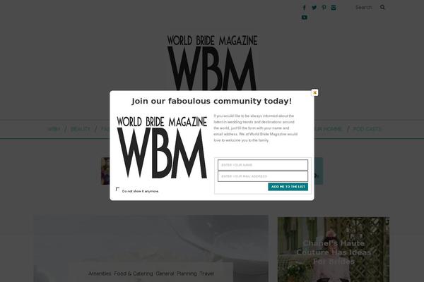 Site using Yith-newsletter-popup plugin