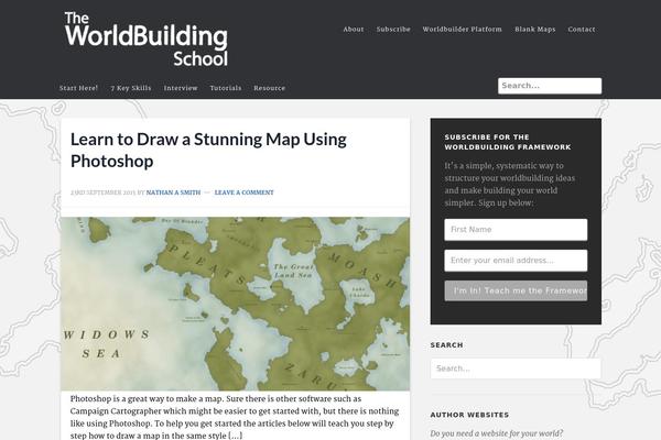 worldbuildingschool.com site used Authority-pro