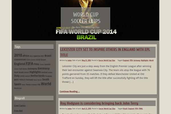 Blog Fever theme site design template sample