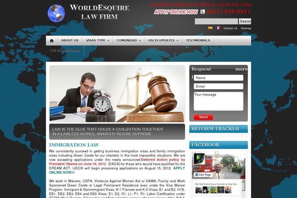 worldesquire.com site used Lawfirm