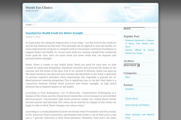 Shrink theme site design template sample