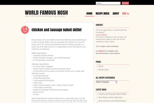 Bueno theme site design template sample