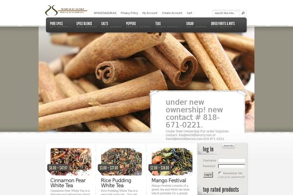 worldflavorz.com site used EnjoyBlog
