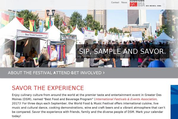 worldfoodandmusicfestival.org site used Worldfoodfestival