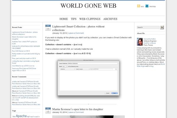 WordPress website example screenshot