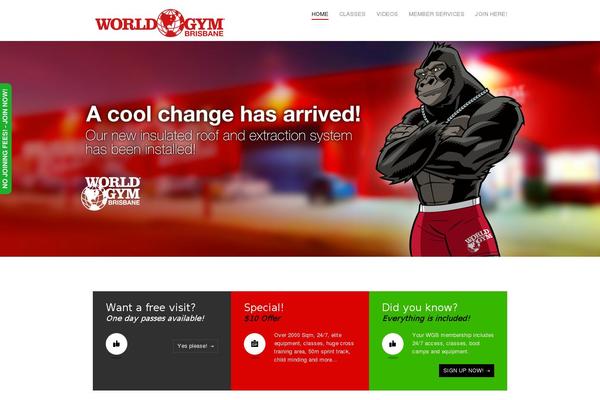GymBase website example screenshot