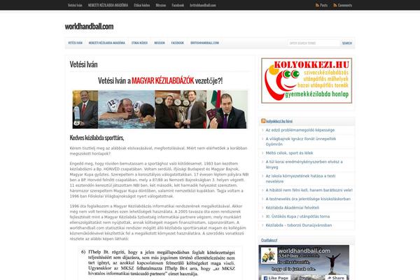 WP-Clear theme site design template sample