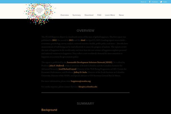 happiness theme websites examples