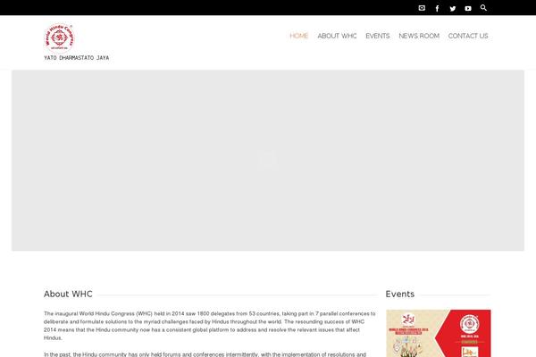 Charitas theme site design template sample