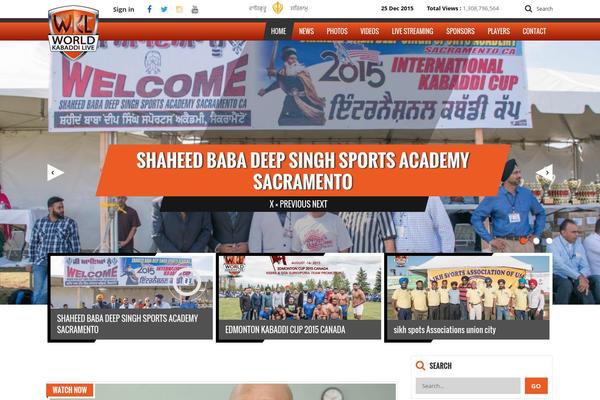 Site using Video Gallery plugin