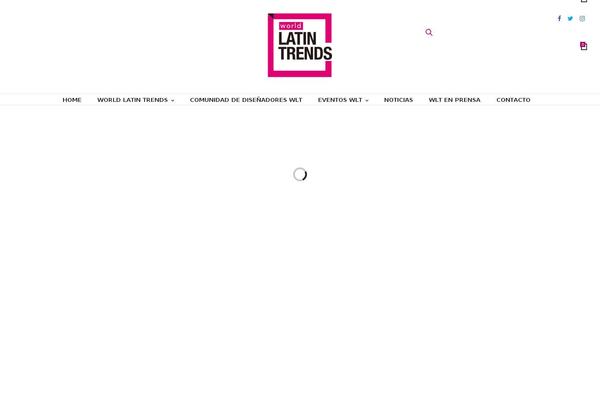 The Voux theme site design template sample