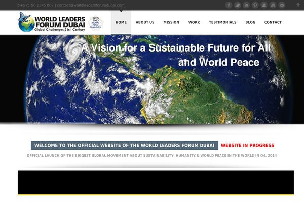 Site using Ditty News Ticker plugin