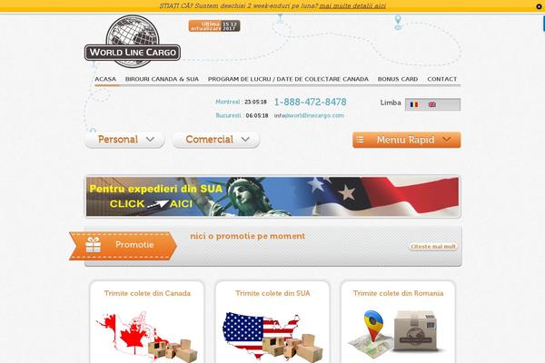 Cargo theme site design template sample