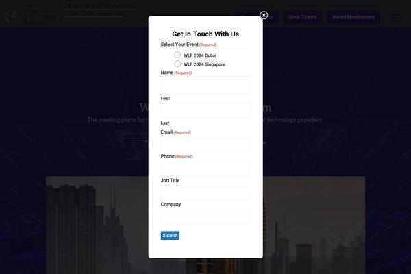 Site using Popup Builder plugin