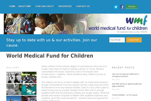 worldmedicalfund.org site used Donation