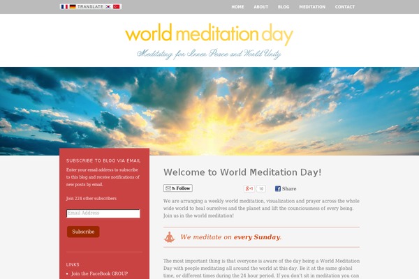 worldmeditationday.com site used Wmd