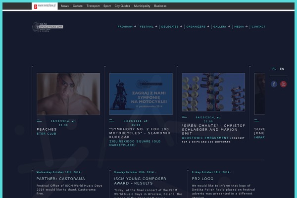 Tonal theme site design template sample