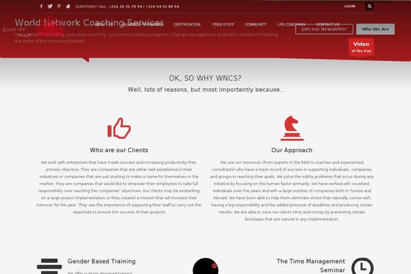 Wn theme site design template sample