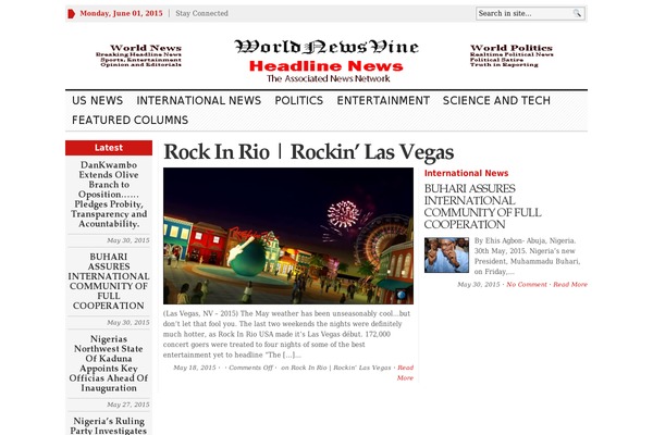 WP Newspaper theme site design template sample