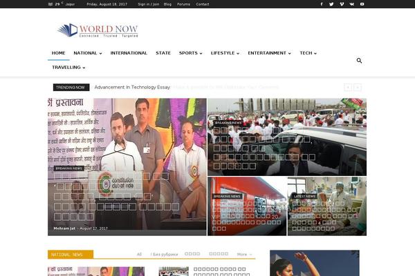 Newsium-pro theme site design template sample