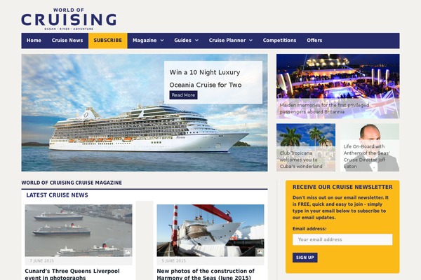 worldofcruisingmagazine.com site used Woc
