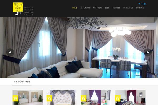 Impressive theme site design template sample