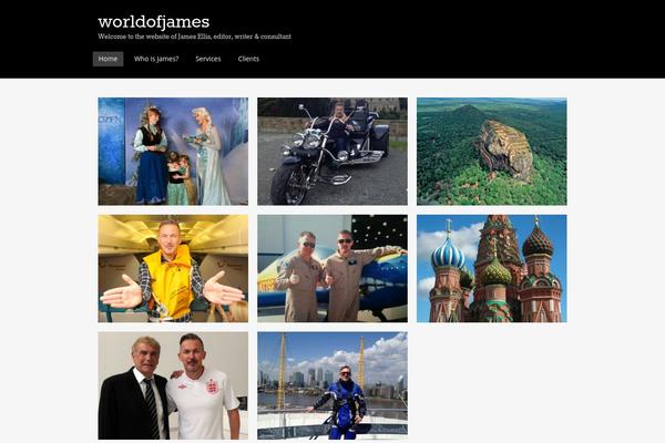 Portfolio Press theme site design template sample