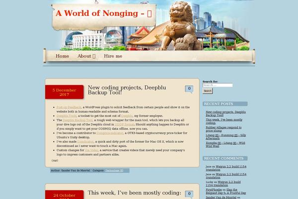 Site using WP Single Post Navigation plugin
