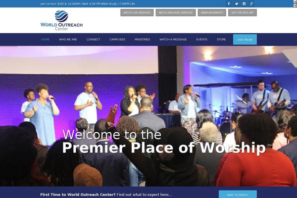 Dunamis theme site design template sample