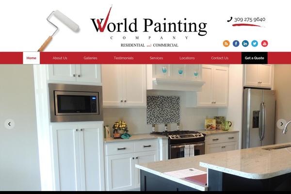 Wp theme site design template sample