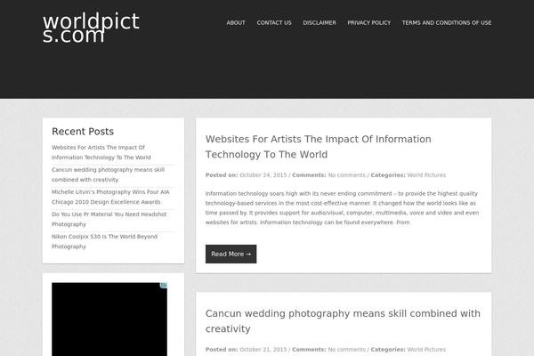 Nova Lite theme site design template sample