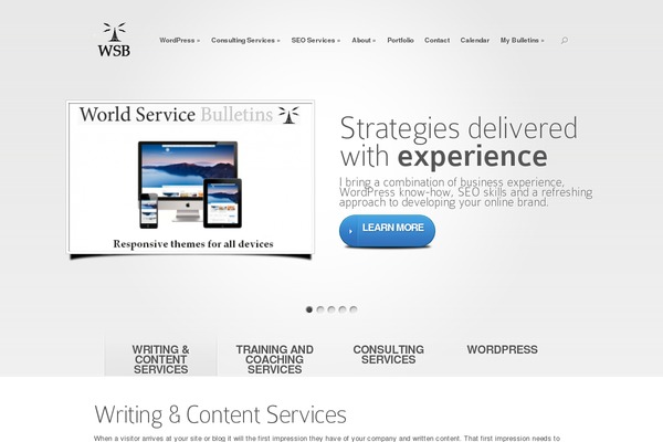 Nova theme site design template sample