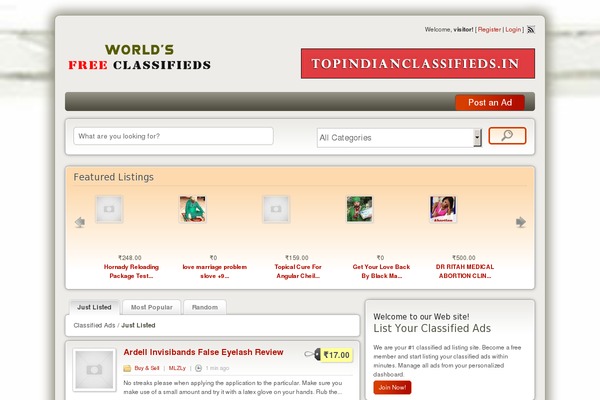 FlatAds theme site design template sample