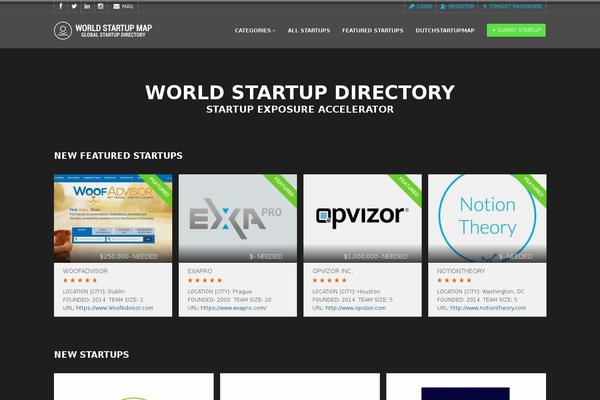 PointFinder theme site design template sample