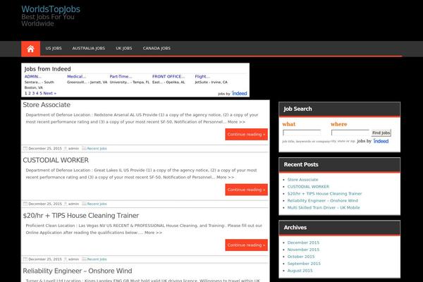 Magazine Style theme site design template sample