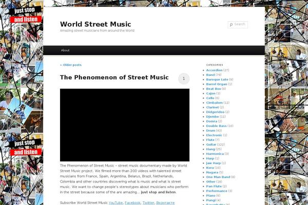 Duster theme site design template sample
