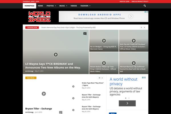 NewsMag theme site design template sample